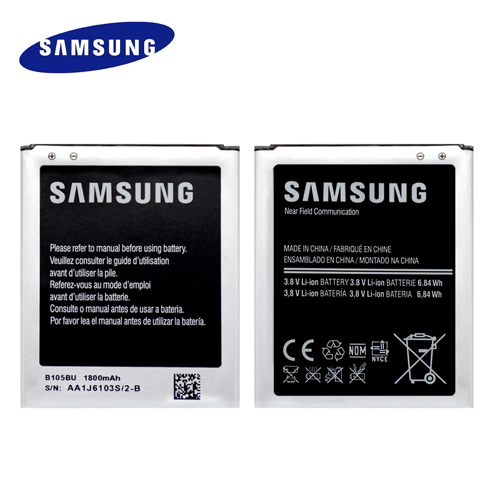 B105BE B105BU Сменный аккумулятор для samsung Galaxy Ace 3 LTE GT-S7275 Galaxy светильник SGH-T399 1800 мАч NFC+ нет отслеживания