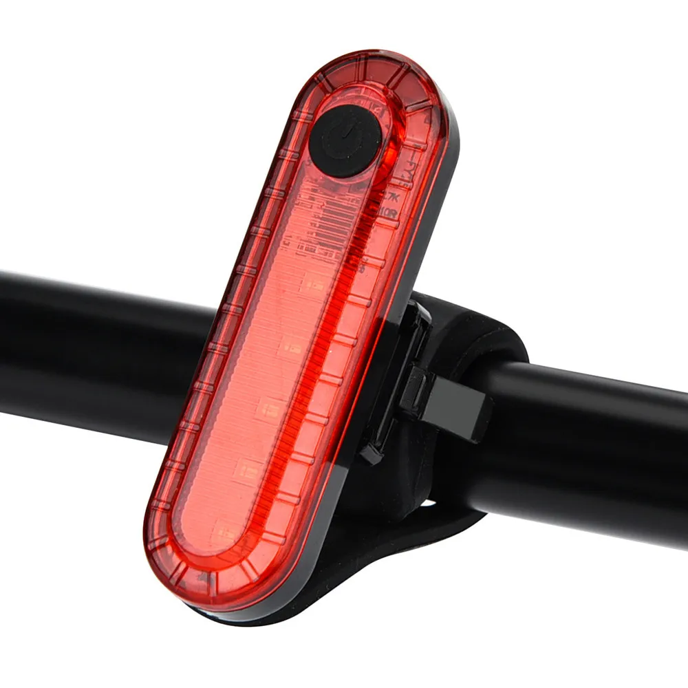 Discount Rear Bike light Taillight Safety Warning USB Rechargeable Bicycle Light Tail Lamp Comet LED Cycling Bycicle Light 10