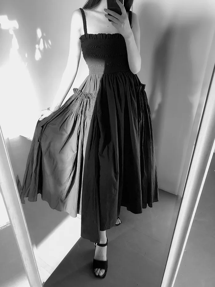Cakucool, женское классическое черное платье, без рукавов, бальное платье, длинное, Vestido, готический стиль, открытая спина, сексуальный сарафан, винтажное платье-комбинация