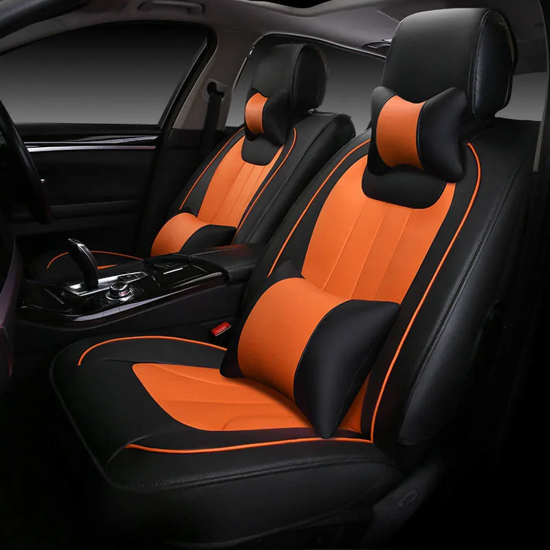 Luxury leather car seat cover for auto mercedes w212 bmw f30 vw tiguan