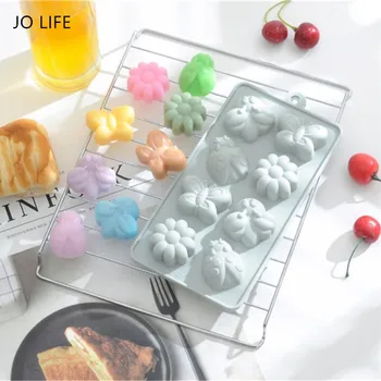 

JO LIFE Cartoon Cake Decoration Tool Forest Insects Flower Fondant Cake Mold Silicone Chocolate Candy Molds