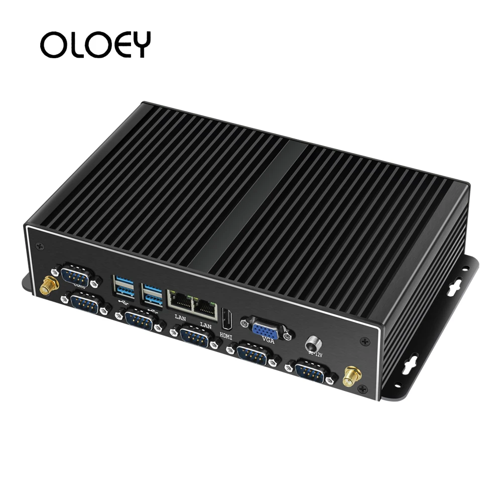 OLOEY Industrial Mini PC Intel Core i7-4500U Windows Linux 2*Gigabit Ethernet 6*RS232/RS485 HDMI VGA 8*USB WiFi Watch Dog OLOEY Industrial Mini PC Intel Core i7-4500U Windows Linux 2*Gigabit Ethernet 6*RS232/RS485 HDMI VGA 8*USB WiFi Watch Dog