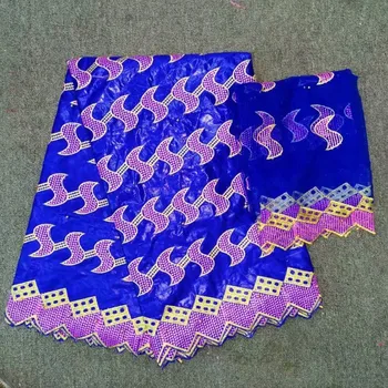 

India bazin riche getzner 2019 basin riche getzner jacquard brocade fabric with stones latest nigerian gele headtie 5+2yards/lot