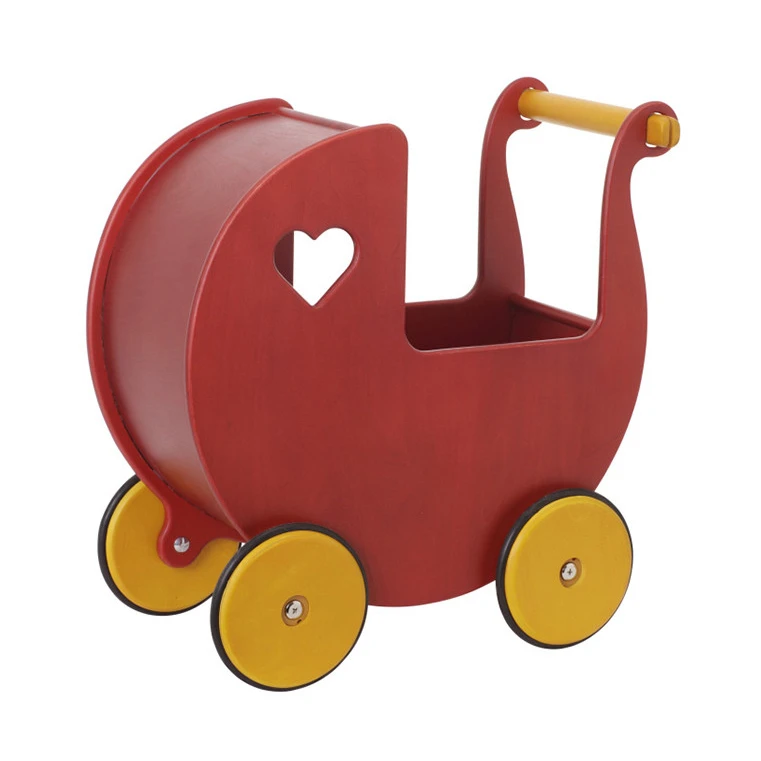 wooden baby pram walker