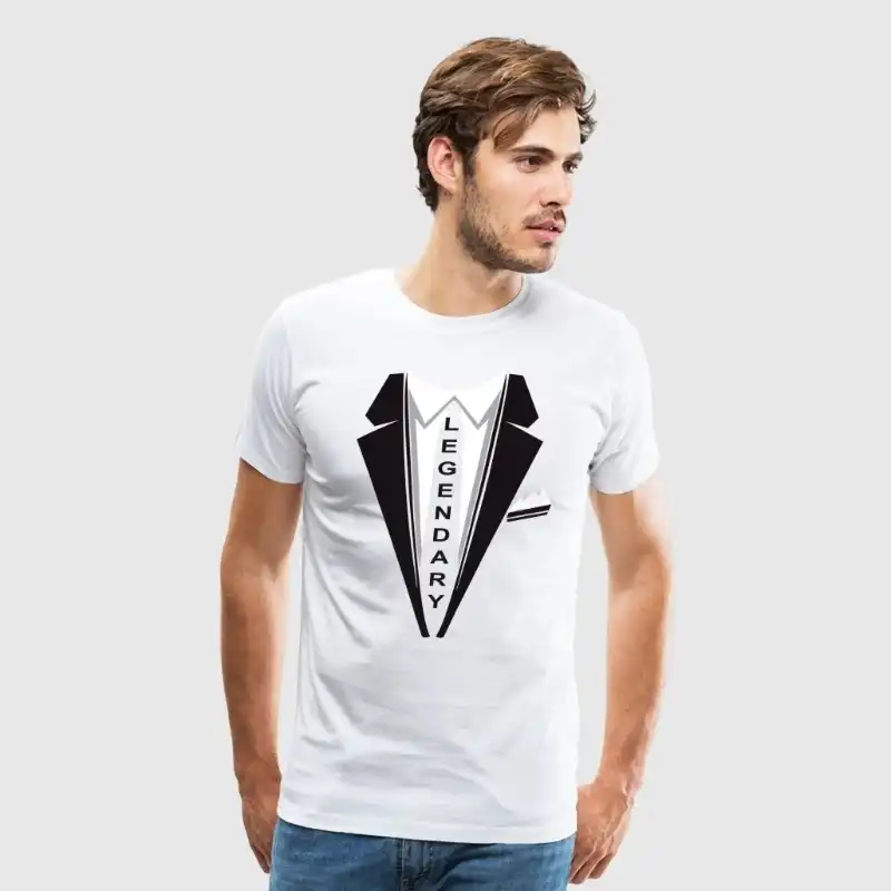 tuxedo t shirt with tails