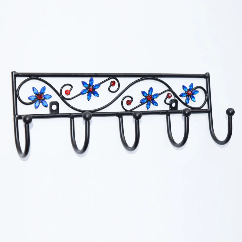 Glass Metal Decorative Wall Hooks Hat Coat Hook Hangerin Robe Hooks