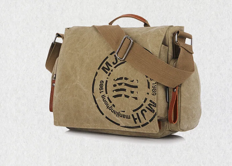 MANJIANGHONG винтажная мужская сумка через плечо мужская парусиновая деловая сумка через плечо школьные сумки Мужская сумка мужская сумка 2018