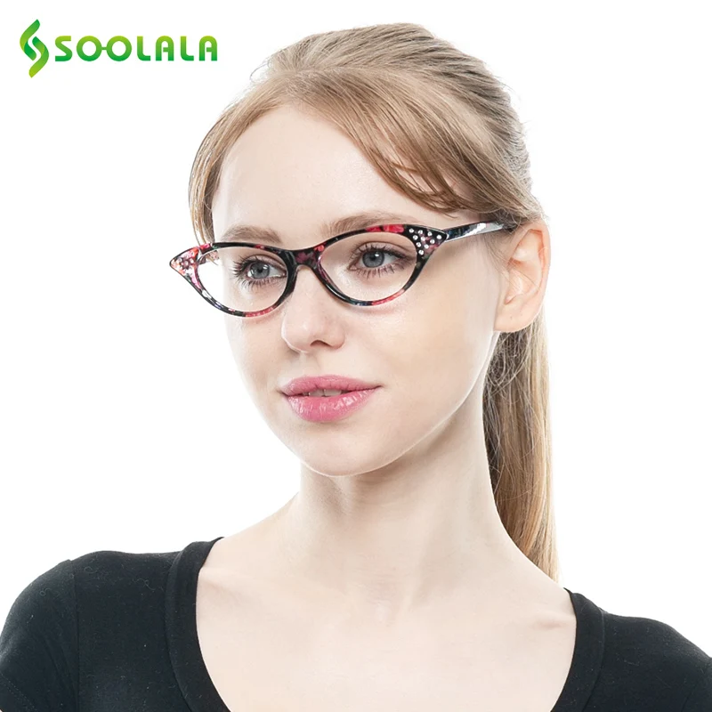 3.5 1.25 to BLACK//WHITE CAT EYE LADIES FASHION GLASSES POLKA DOT RETRO READING