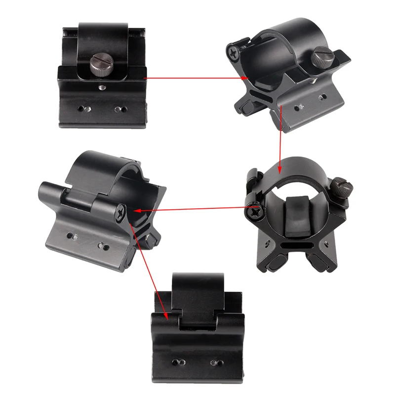 X-WM02, X-WM03 крепкий Магнитный кронштейн для оружия прицела для 0,9-1 дюймовых фонарей фонарь RL2-0044/45