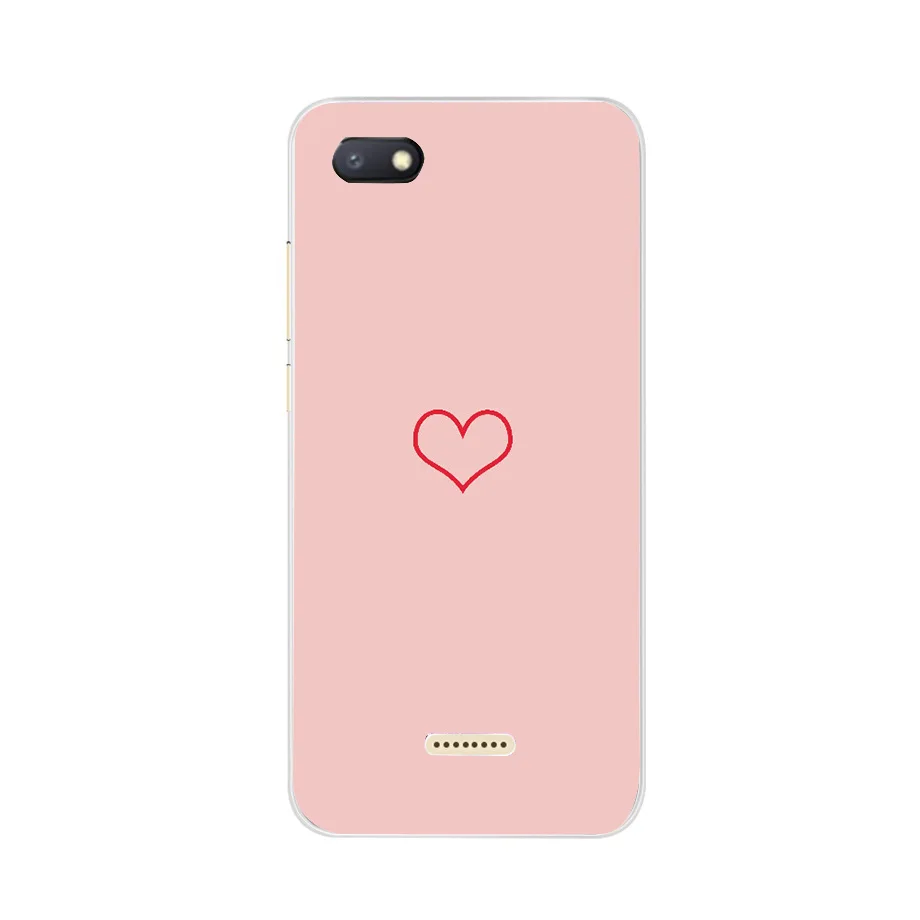 Мягкий силиконовый чехол для Xiaomi Redmi 6, чехол 5,45 дюйма для Redmi 6A, чехол для телефона с принтом в виде сердца, чехол для телефона Xiomi Redmi Redmi6 6 A, Fundas