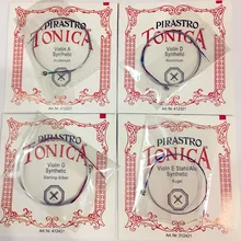 German Pirastro Tonica Violin Strings 4 pcs/Set  A E G D Ball End one Set pirastro viol String For 3/4 4/4 Violin Accessories German Pirastro Tonica Violin Strings 4 pcs/Set  A E G D Ball End one Set pirastro viol String For 3/4 4/4 Violin Accessories