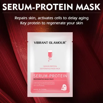 

VG Serum Protein Anhydrous Face Mask Moisturizing Hydration Anti-Aging Whitening Remove Acne Facial Masks Skin Care For Beauty