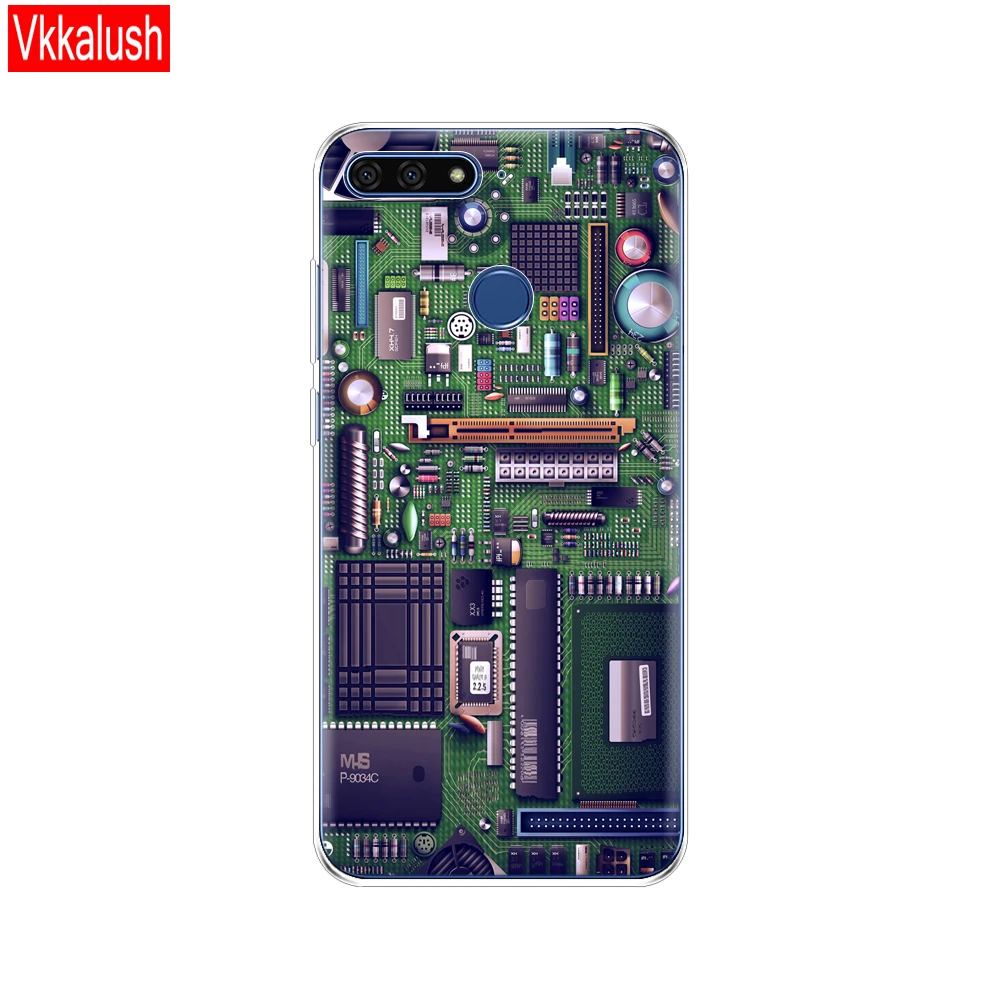 Чехол для Huawei Honor 7C, 5,7 дюймов, чехол, мягкий ТПУ, милый чехол, защитный силиконовый чехол для телефона Huawei Honor 7c Aum-L41 - Цвет: 80083