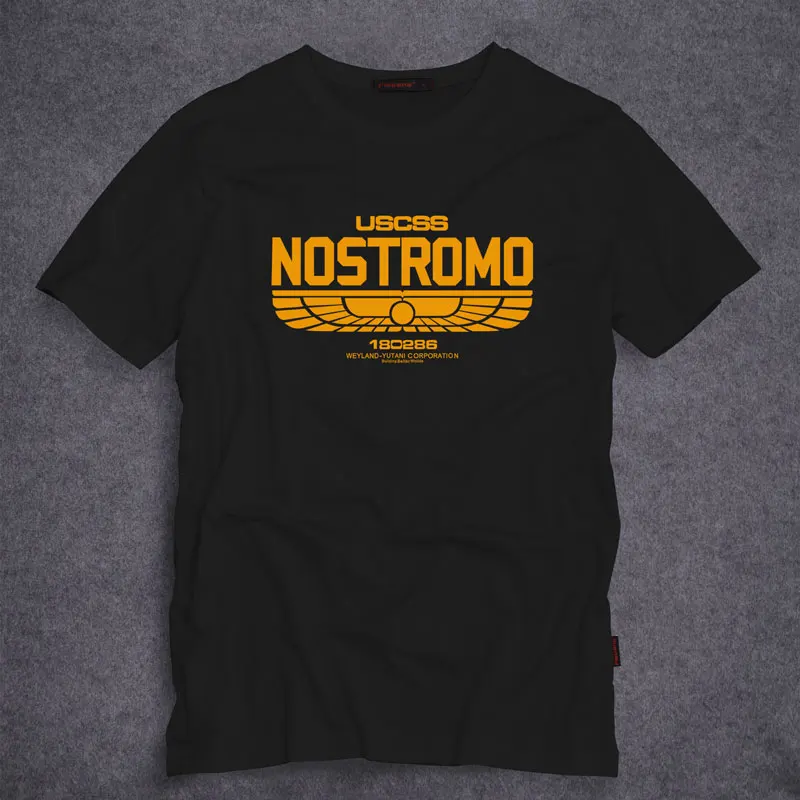 

2017 New Arrivals USCSS Nostromo 180286 Ship Logo Mens T Shirt Film Sci Fi Ripley Funny Cool Gift Present