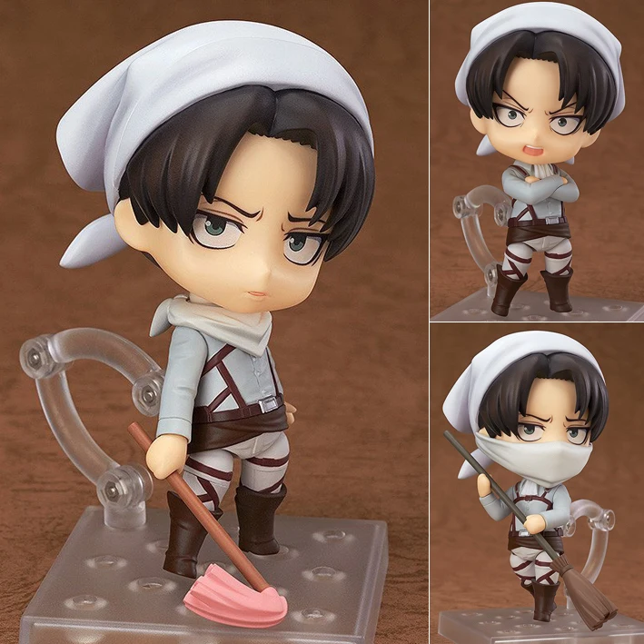 

new Anime Attack On Titan 417# Levi Cleaning Version PVC Action Figure Resin Collection Model Toy