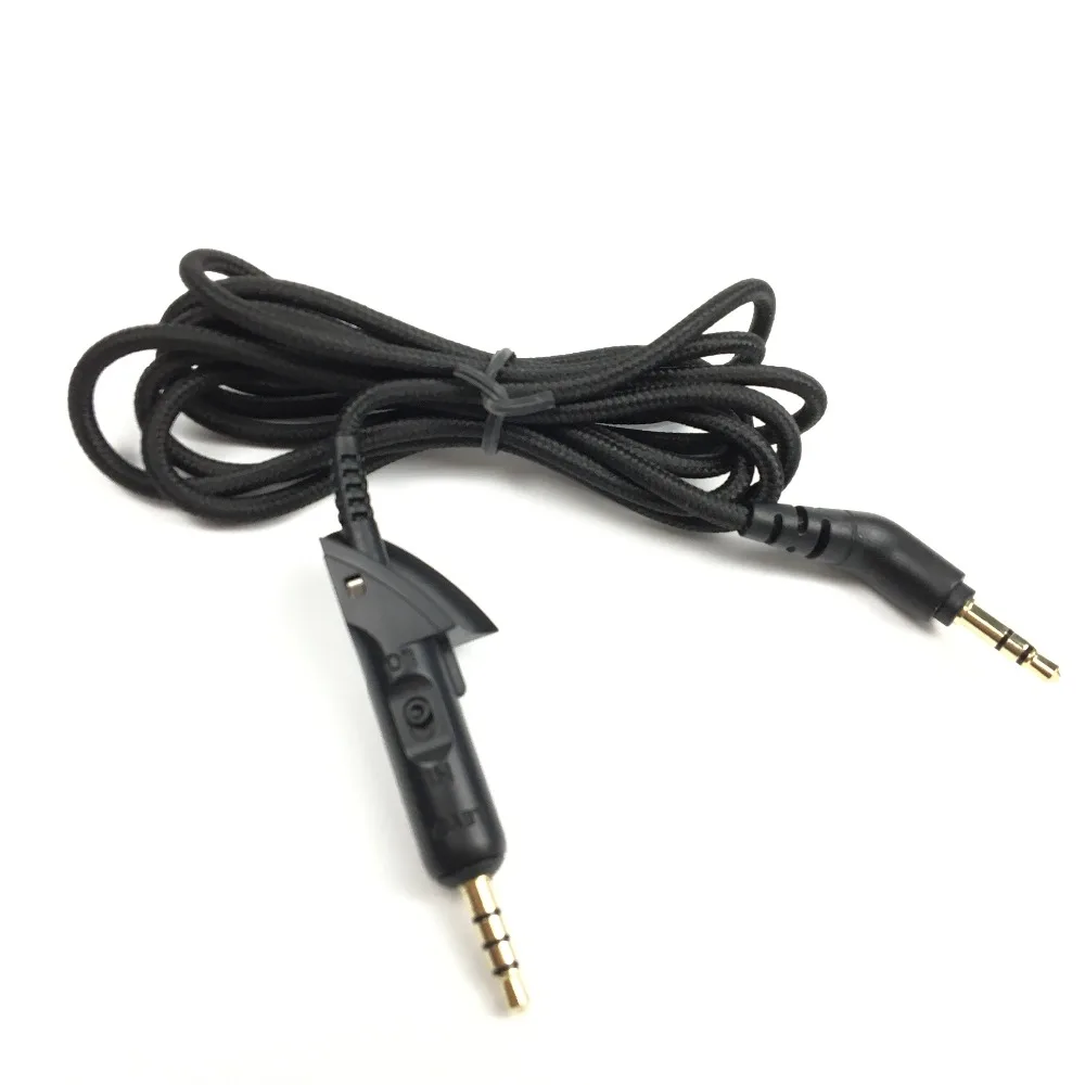 For Bose QC15 QC 15 QC2 Headphones Upgraded Replacement Audio Cable 5 Core 3 5mm Plug Silver Plated Cable Cords for iPhone MP3