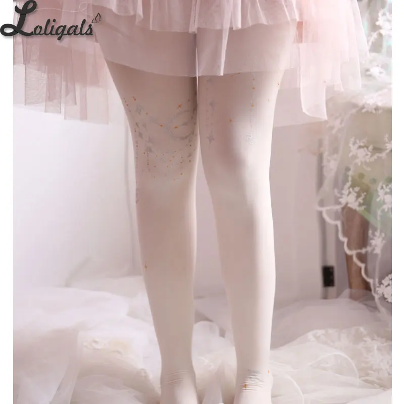 Красивые колготки с изображением замка звездной ночи женские 80D|pattern pantyhose|pantyhose