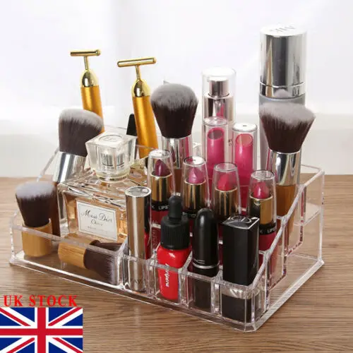 

Acrylic Clear Make Up Cosmetic Box Case Storage Holders Organisers Beauty Gift