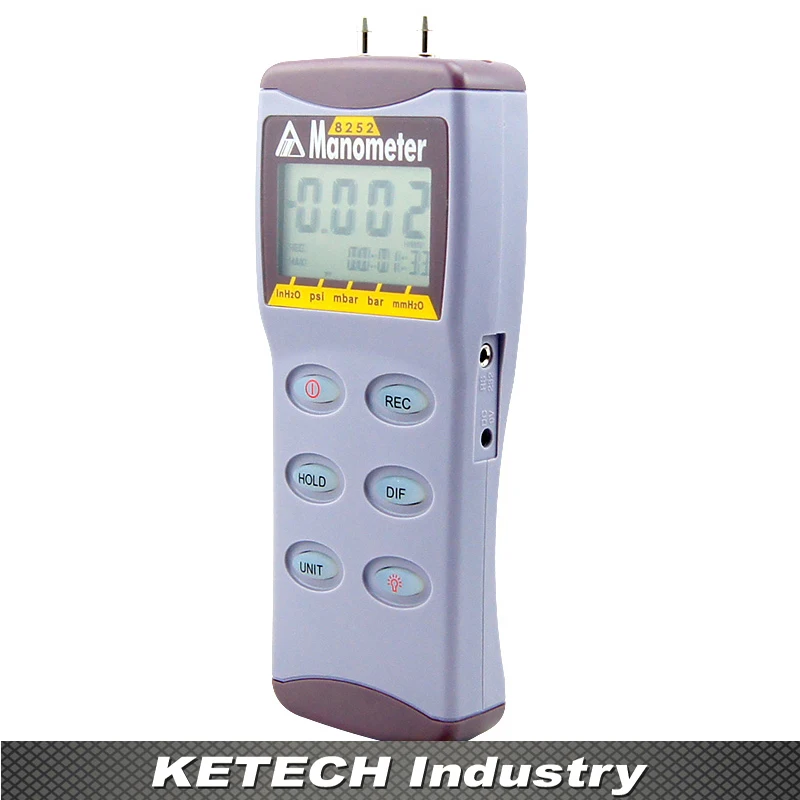 AZ 8230 Digital Manometer Electronic Air Pressure Meterin Pressure