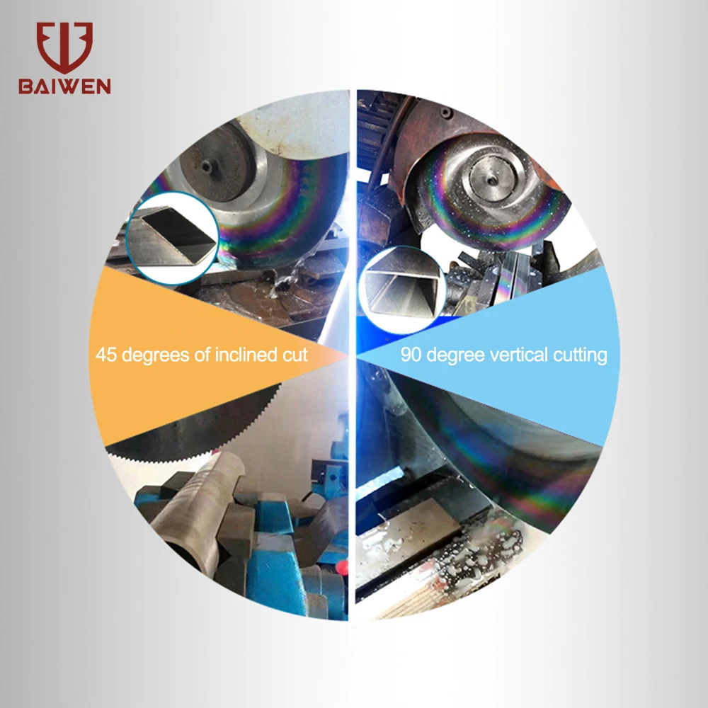 HSS Circular Saw Blade 10" Cutting Disc for Metal Copper Iron Stainless Steel Pipe Bar 250*1.2*32mm   M2 Yellow 1Pc