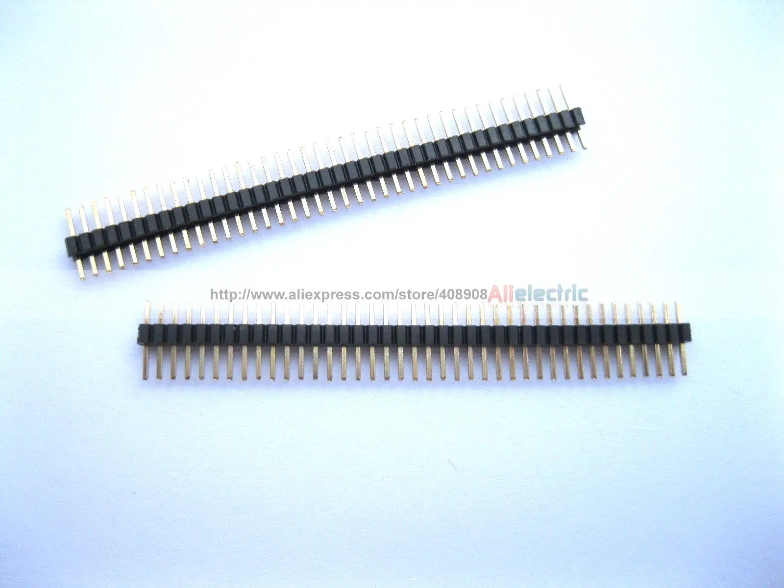 50 шт. 2 54 мм 1x40 40Pin Однорядная позолоченная лента|strip|4 pin male |
