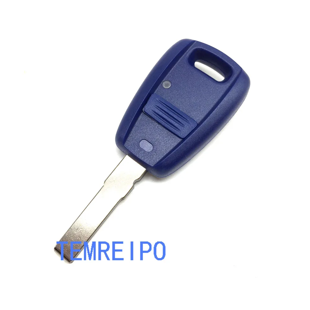 10pcs/lot Car key Blank for fiat 1 button replacement remote key shell Entry Folding Flip key