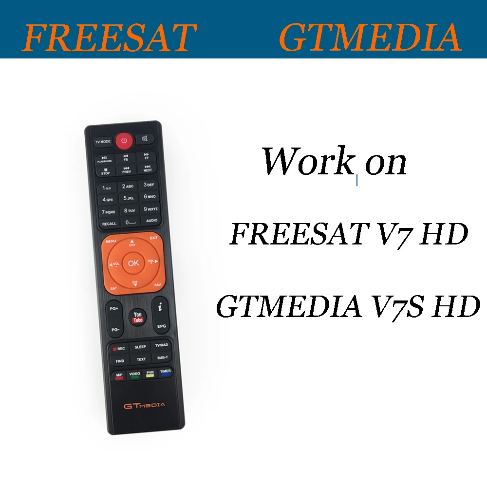 

Genuine GTMedia Power by Freesat HD Satellite Receiver Remote Control for Freesat gtmedia V7 V7S HD V7 Max V7 Combo