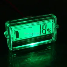 WS16 цифровой водонепроницаемый практичный 12 В 24 В свинцово-кислотная литиевая LiPo батарея ЖК-метр Индикатор батареи Емкость Тестер Вольтметр