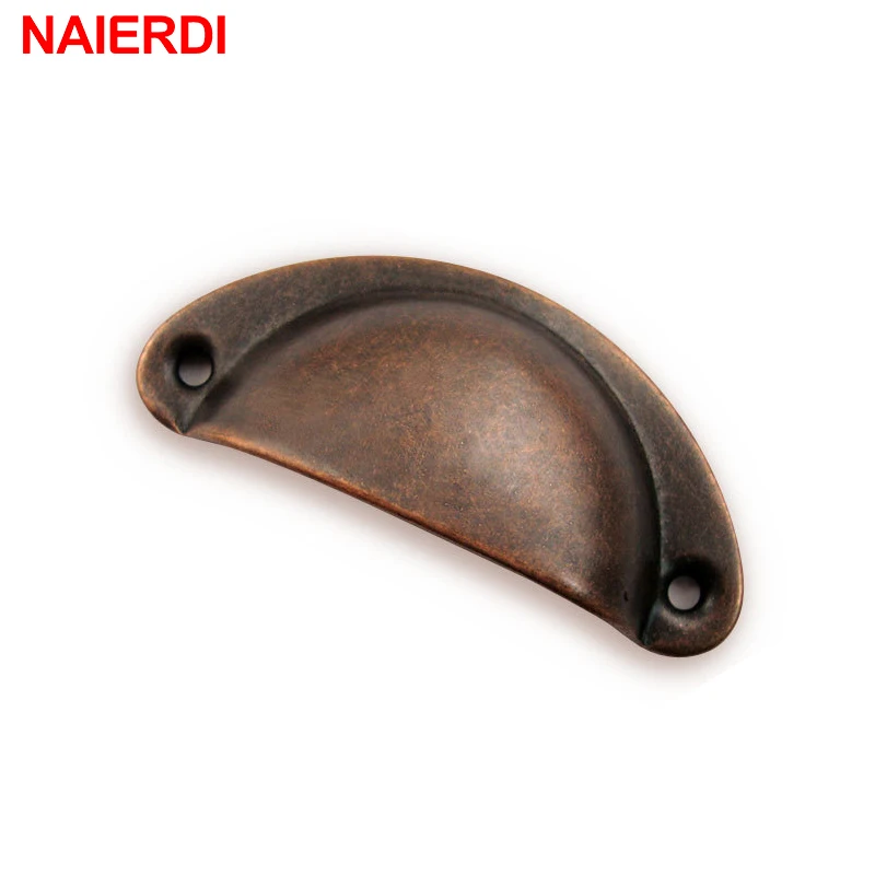 NAIERDI 2PCS Antique Handles Vintage Cabinet Knobs Retro Drawer Door Box Handle Cupboard Brass Frame Pull Furniture Hardware NAIERDI 2PCS Antique Handles Vintage Cabinet Knobs Retro Drawer Door Box Handle Cupboard Brass Frame Pull Furniture Hardware