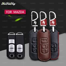 Leather Car Remote Key Shell Cover Bag Protect Key Case For Mazda 2 3 6 Axela Atenza CX-5 CX5 CX-7 CX-9 2014 2015 2016 2017 Leather Car Remote Key Shell Cover Bag Protect Key Case For Mazda 2 3 6 Axela Atenza CX-5 CX5 CX-7 CX-9 2014 2015 2016 2017