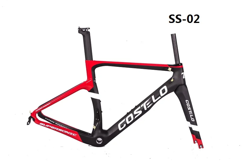 Top 2019 Costelo SuperSonic Road carbon bike frame disc brake Thru axle bicycle T800 3k weave carbon frame fork seatpost 2 Top 2019 Costelo SuperSonic Road carbon bike frame disc brake Thru axle bicycle T800 3k weave carbon frame fork seatpost 2
