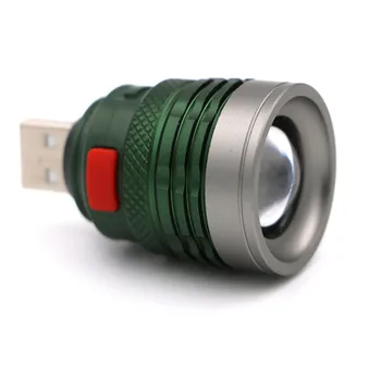 

USB Portable Charging Lantern Computer Light 3-Mode Reading Lamp USB interface Mini Flash Light Q5 Linterna Torch By Power Bank