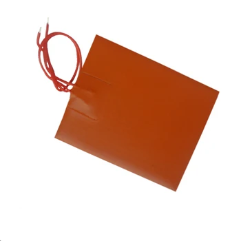 

350*400mm silicone rubber heater heating plate for equipment with 100k thermistor and Adhesive
