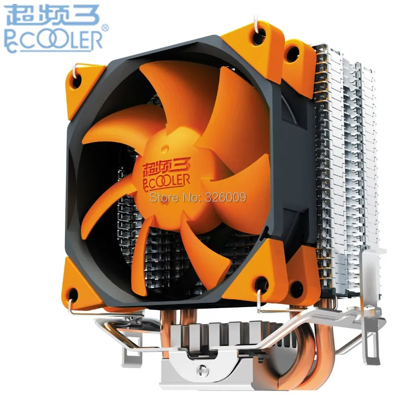 Вентилятор охлаждения PCcooler S88 кулер для процессора 2 4pin 8 см ШИМ тихий вентилятор