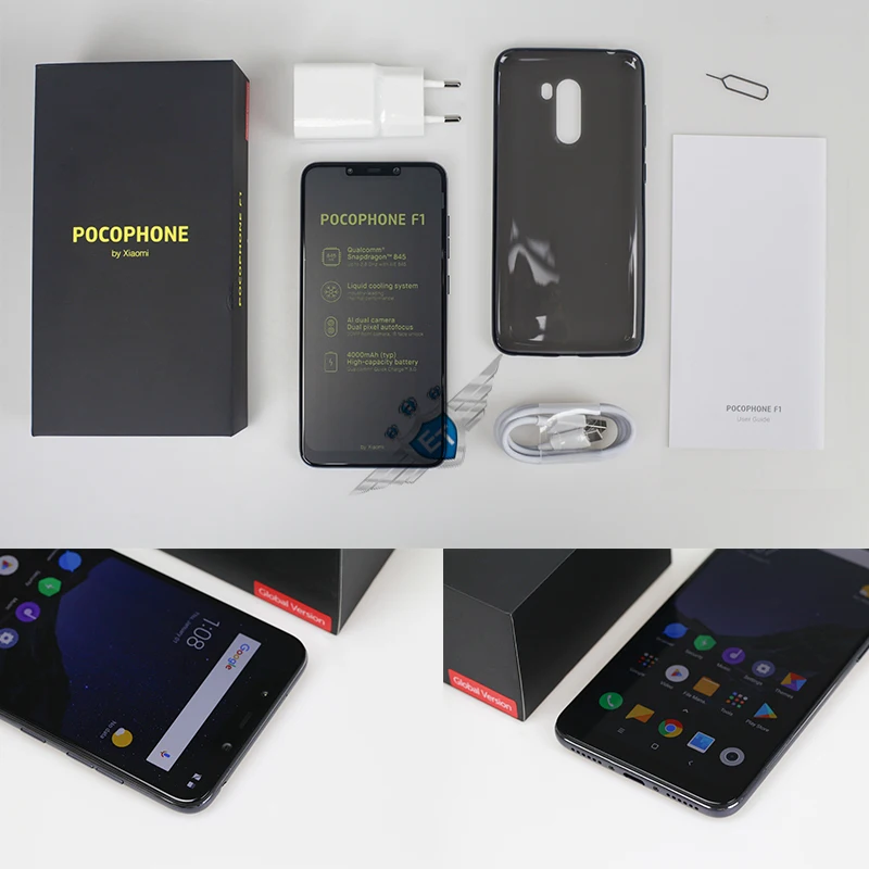 Xiaomi POCOPHONE F1 POCO 6 ГБ 64 Гб глобальная версия смартфона Snapdragon 845 18 ''полный экран 20