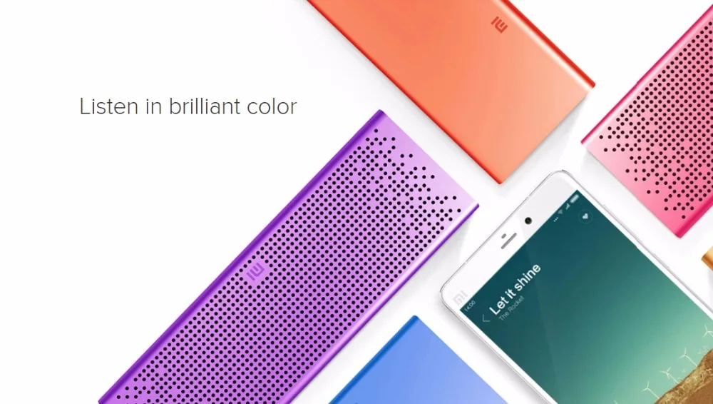 Портативный беспроводной USB Bluetooth динамик XIAOMI Mi металлическая Беспроводная