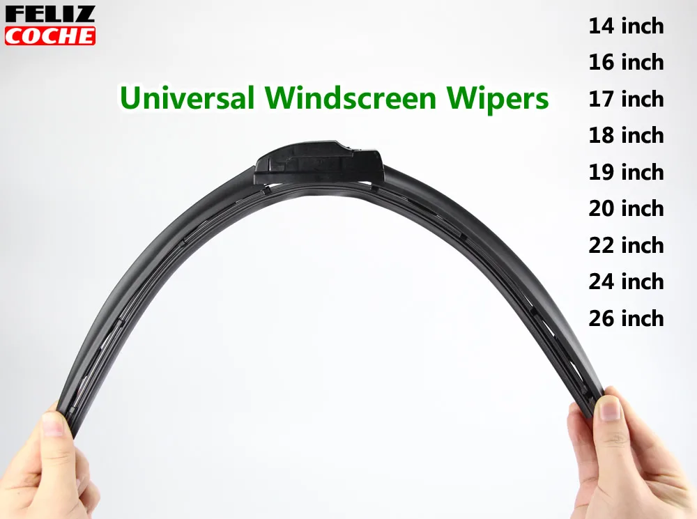 Universal Car Windshield Wiper Blade High Quality Soft Natural Rubber