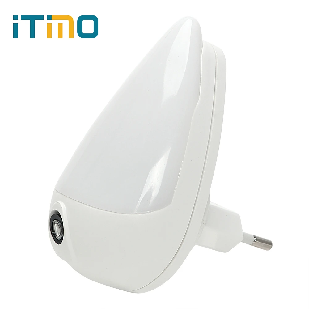 ITimo лампа для детской спальни светодиодный ночник Smart Light сенсор розетки лампы капли воды форма 1 Вт ЕС Plug 90 градусов вращения