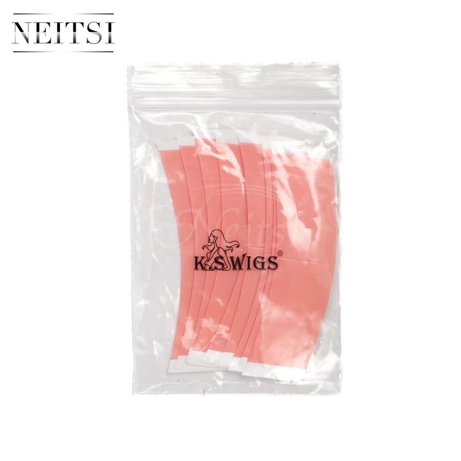 Neitsi 36pcs/bag C Contour Duo-TAC Hair Tape Strips Adhesive Double Side Medical Tape For Lace Wigs & Toupees Fast Shipping