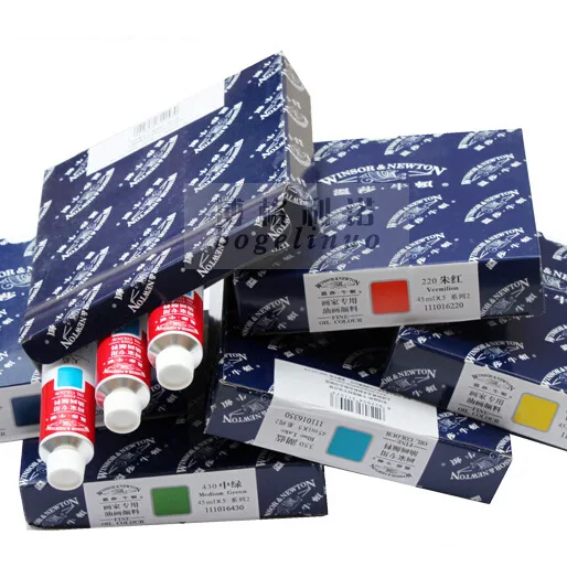 Набор масляных красок Winsor & Newton, пигменты для рисования и художественных принадлежностей, 45 мл, 5/12 видов цветов Набор масляных красок Winsor & Newton, пигменты для рисования и художественных принадлежностей, 45 мл, 5/12 видов цветов