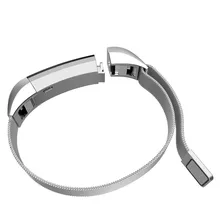 С украшением в виде кристаллов Миланская Магнитная Петля из нержавеющей стали Нержавеющая сталь Ремешок Для Fitbit Alta Smart часы