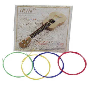 

IRIN U104 Colorful Nylon Ukulele Strings 4pcs/set Replacement Part For 21 23 26 Inch Stringed Instrument