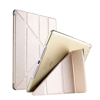 

Stand Sleep Smart Case For iPad 9.7 2018 Case Hard Back Trifold Flip Leather Cover For Apple iPad 9.7 2018 Cover Shell