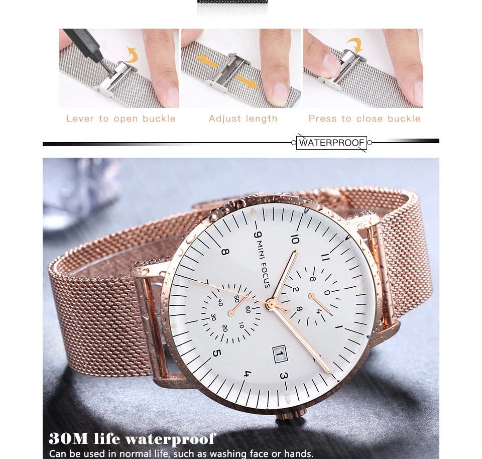 Мини фокус для мужчин s часы лучший бренд класса люкс Мода Бизнес светящиеся кварцевые часы для мужчин сталь Водонепроницаемый календарь наручные мужские часы