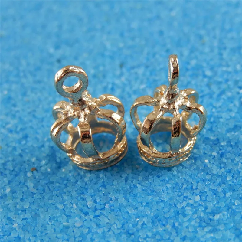 Подвеска в виде короны из золотого сплава 14 х9х9 мм 39239 дюйма 20 шт.|pendant charms|charm