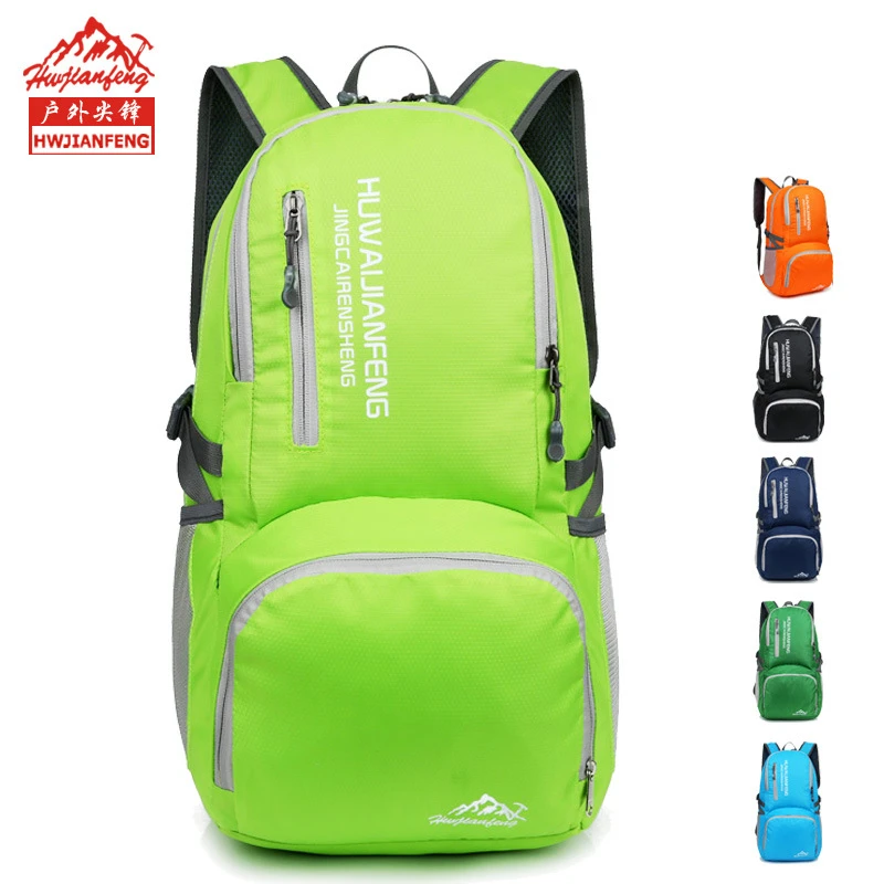 

Foldable Backpack Bag 40L Waterproof Outdoor Bags Folding Ultralight Hiking Pack For Women Men Climbing Travel Hiking