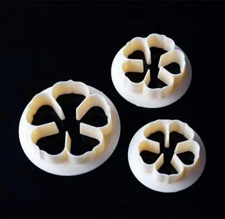 

3Pcs Decorating Plunger Cutter Fondant Rose Flower Cookie Mold Sugarcraft Moulds Cake Tools Fondant Cake Decorating Tool Set