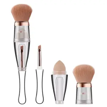 

3 In 1 Makeup Brush Multi-function Combination Portable Powder Countour Spong Blush Countour Brushes Makeup Cosmetics Tool