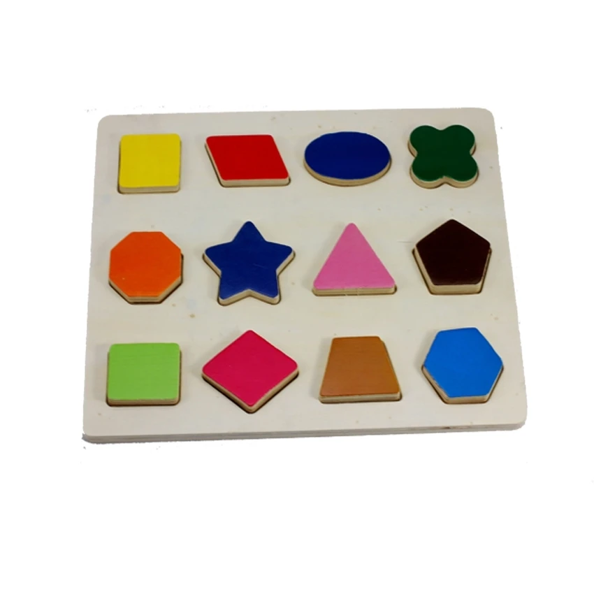 Geometry puzzle letter puzzle number puzzle wooden toy