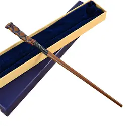 Высокое качество Гарри Поттер Металл Core Близнецы палочка Джордж волшебная палочка с подарок синий упаковка коробки Chirstmas Косплэй игрушка